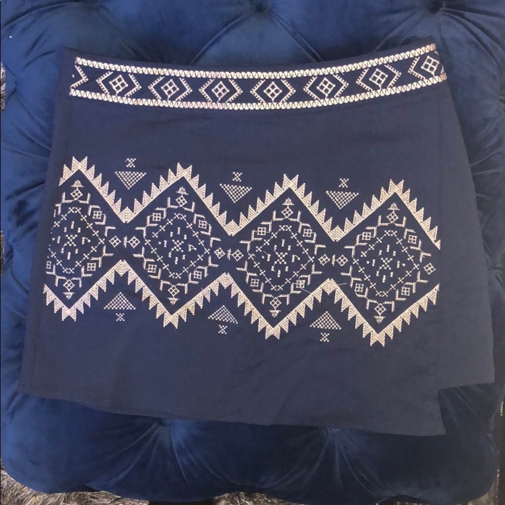 Faux Wrap Skirt